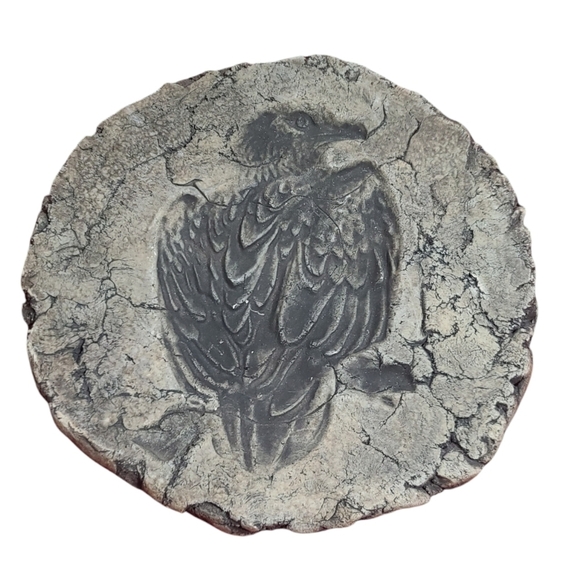 Studio pottery art hanging eagle plaque - Picture 1 of 7